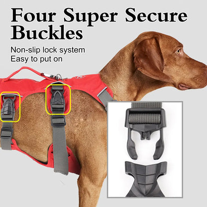 No Pull Adjustable Reflective Waterproof Harness With Handle