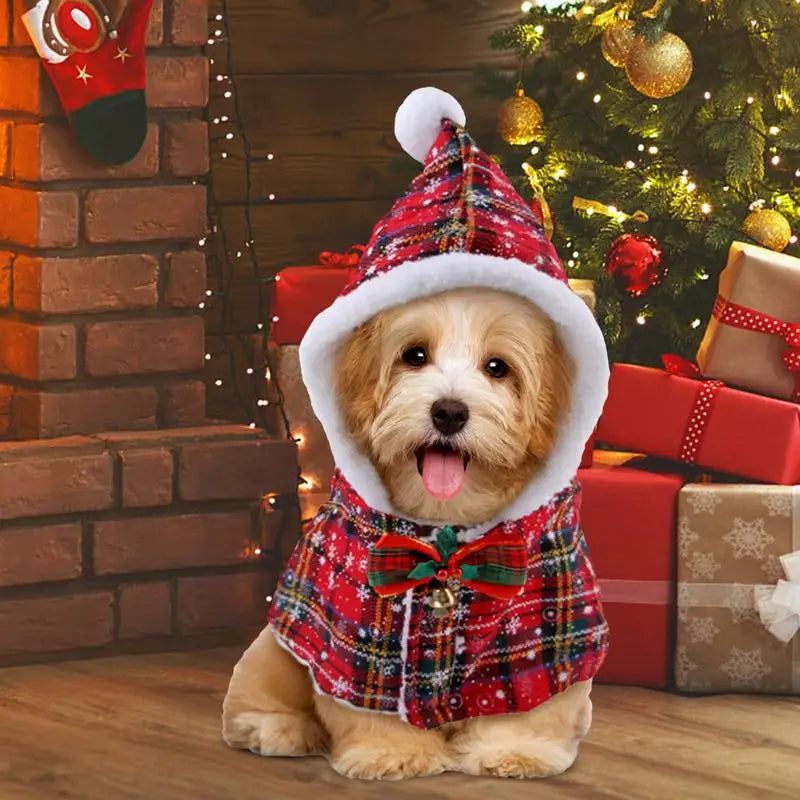 Pet Christmas Cloak Winter Clothes