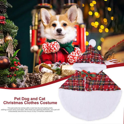 Pet Christmas Cloak Winter Clothes