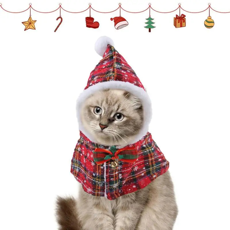 Pet Christmas Cloak Winter Clothes