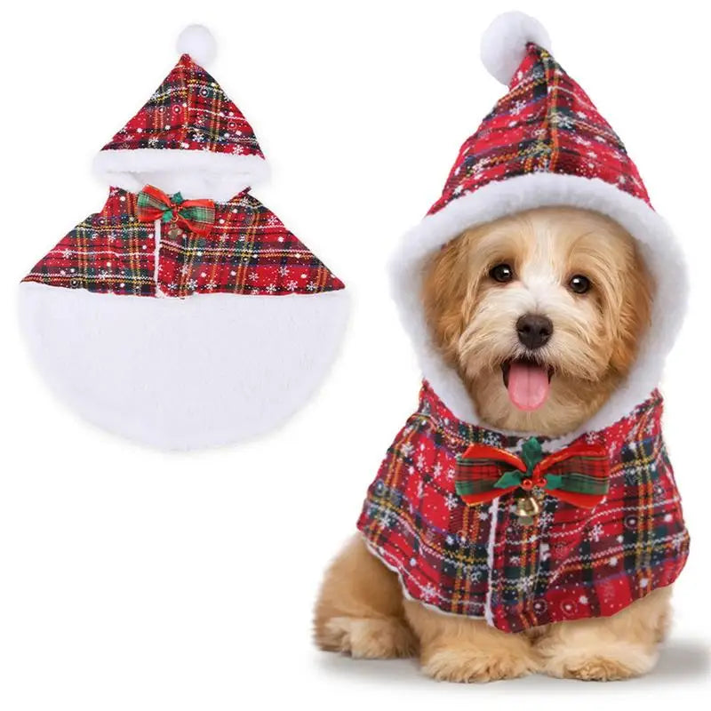 Pet Christmas Cloak Winter Clothes