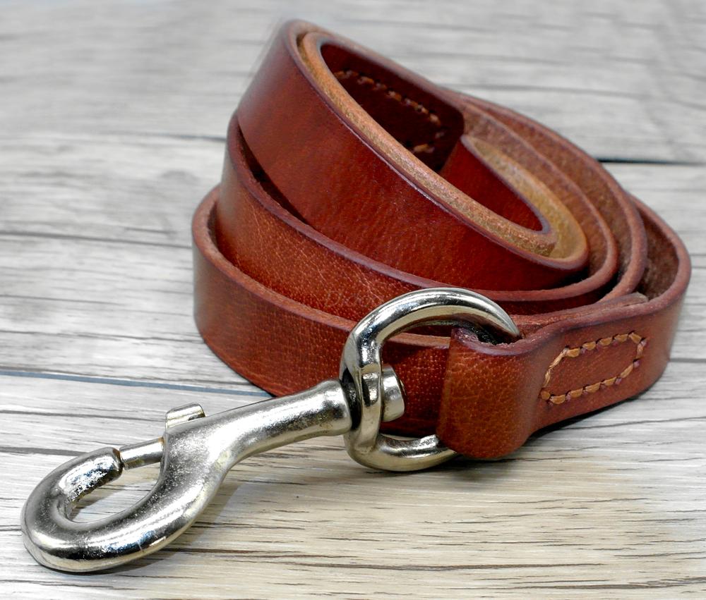 Durable Leather Dog Collar OR Leash Genuine Leather Dogs Collar