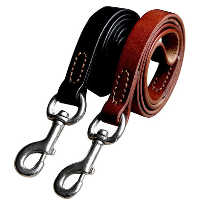 Durable Leather Dog Collar OR Leash Genuine Leather Dogs Collar