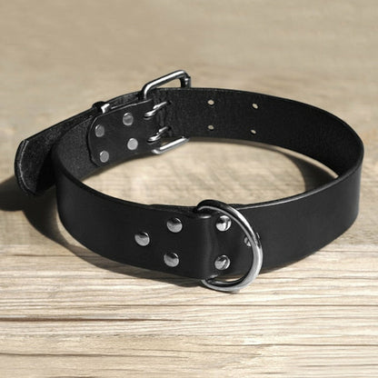 Durable Leather Dog Collar OR Leash Genuine Leather Dogs Collar