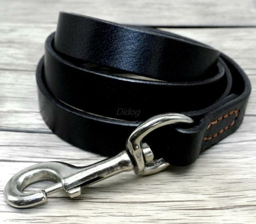 Durable Leather Dog Collar OR Leash Genuine Leather Dogs Collar